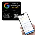 Google Review Plate NFC + QR Code-2