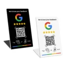 Google Review Stand Small – Tap or Scan to Leave Review (NFC + QR) 1