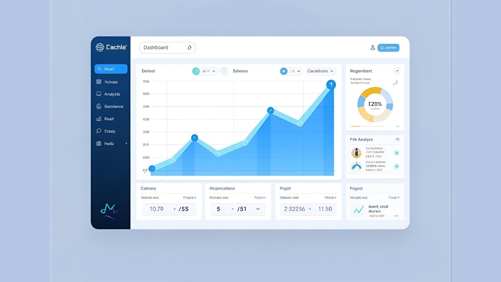 Dashboard showing Google review growth over time