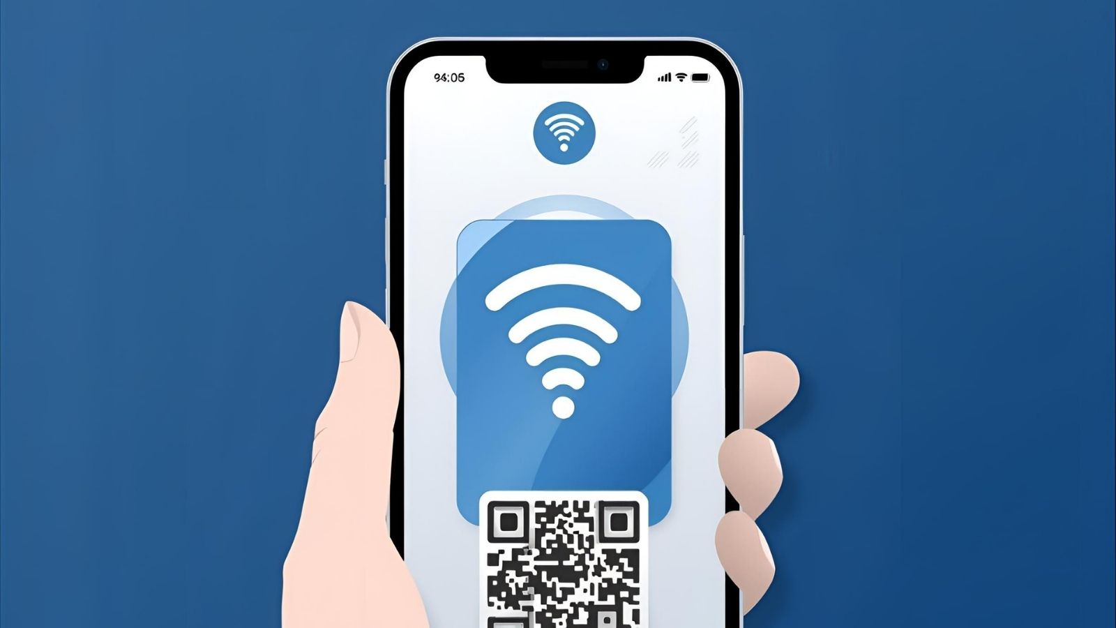 NFC and QR Google review tools displayed on a shop counter